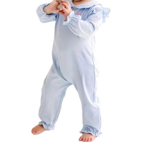 NEW THE BEAUFORT BONNET COMPANY biltmore romper in buckhead blue - Picture 2 of 5